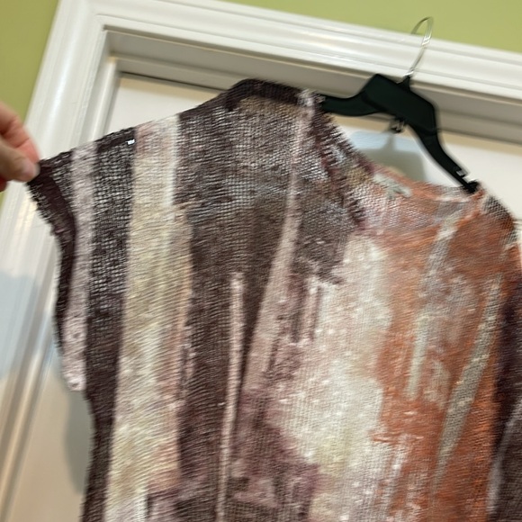 Jess & Jane - oversized artsy abstract patterned women’s top - size L - Picture 3 of 7